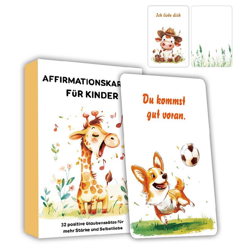 Kids Education Quotes - Empowering Cards For Kids 32 German