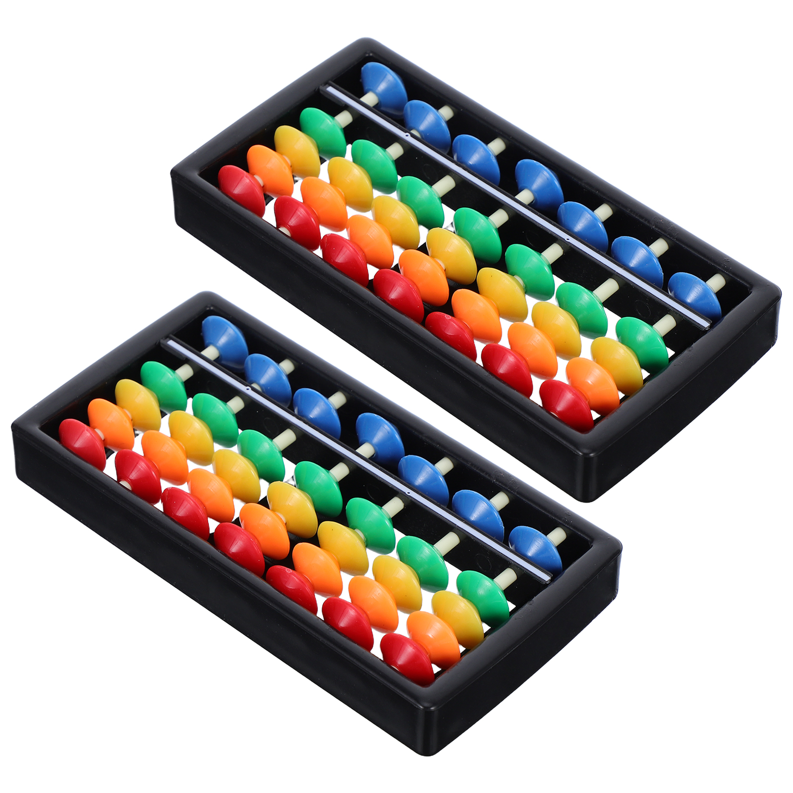 Kids Education Calculator - Small 7 Column Plastic Abacus Montessori
