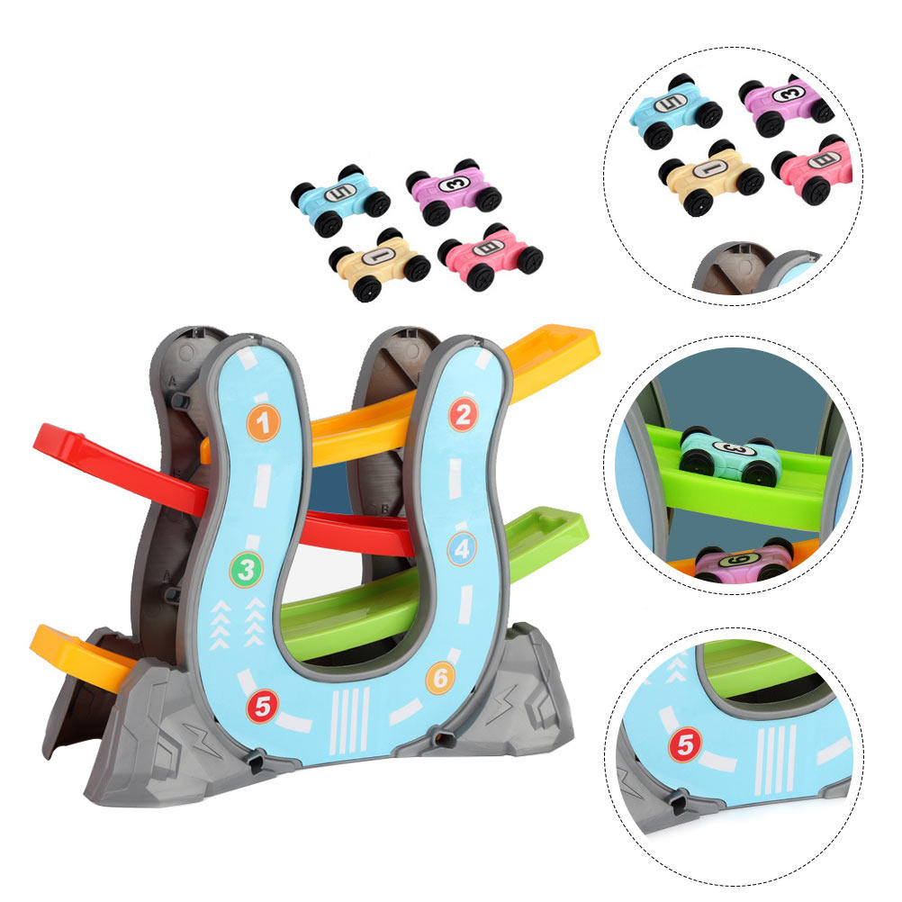 Kids Early Education - 1Set Track Car Gliding Educational Playthings