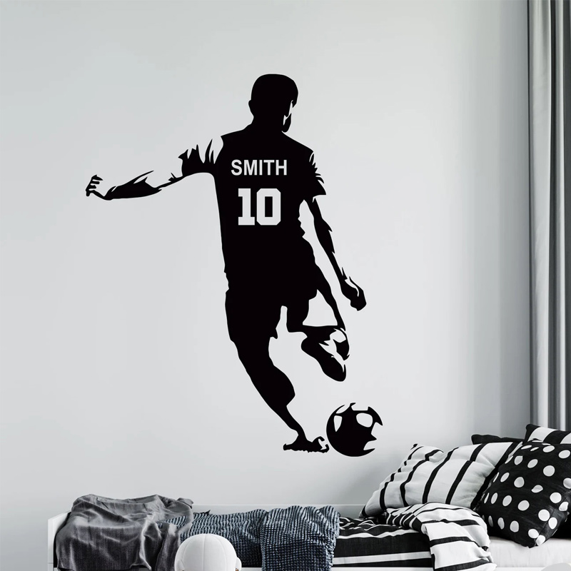 Kids Education Quotes - Personalized Soccer Player Name and Number