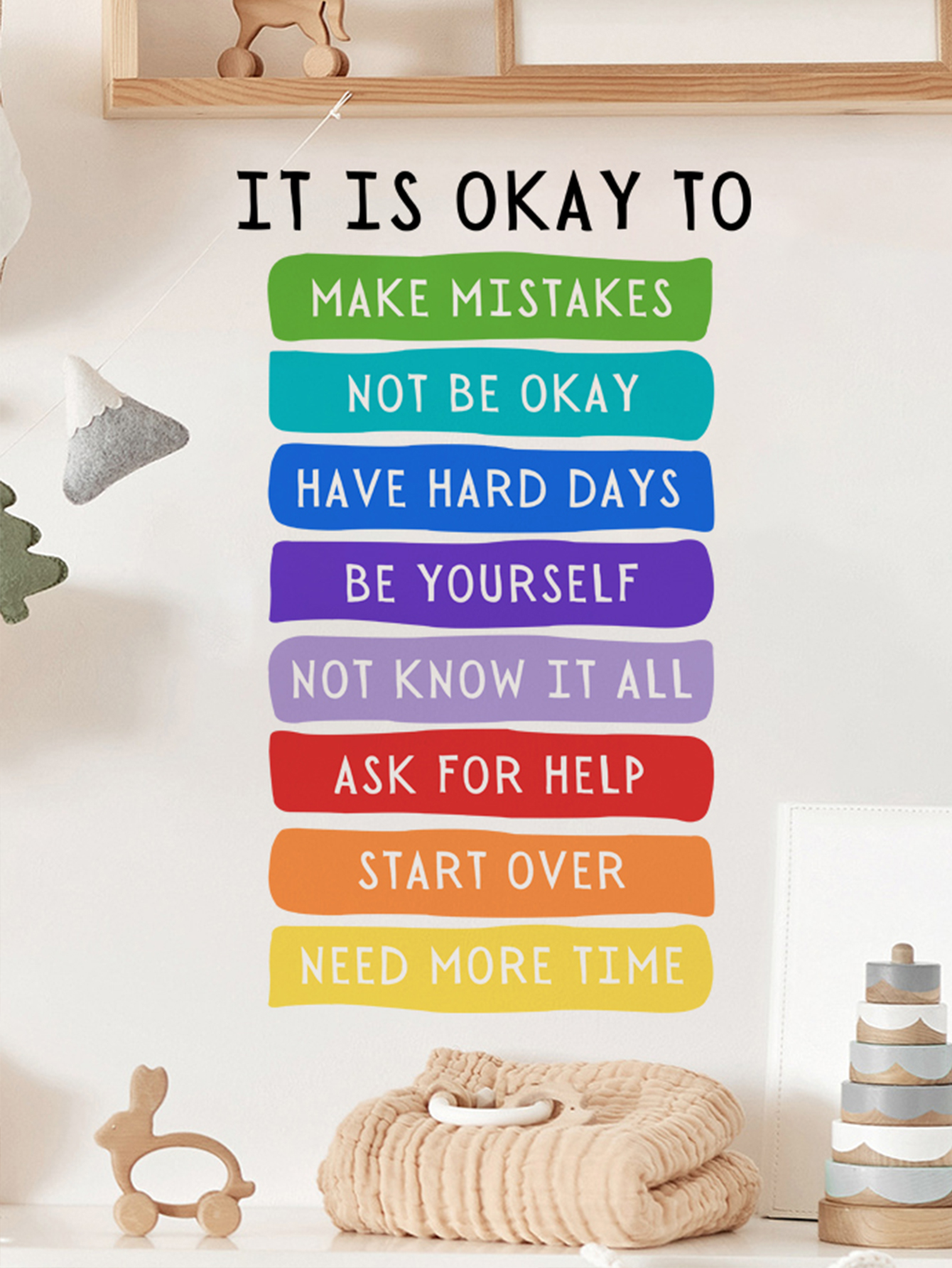Kids Education Motivation - It's Okay to Not be Okay
