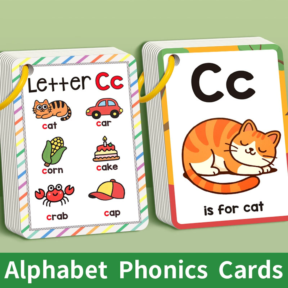 Kids Early Education - 1Book Child's Words A-Z Learning Cards