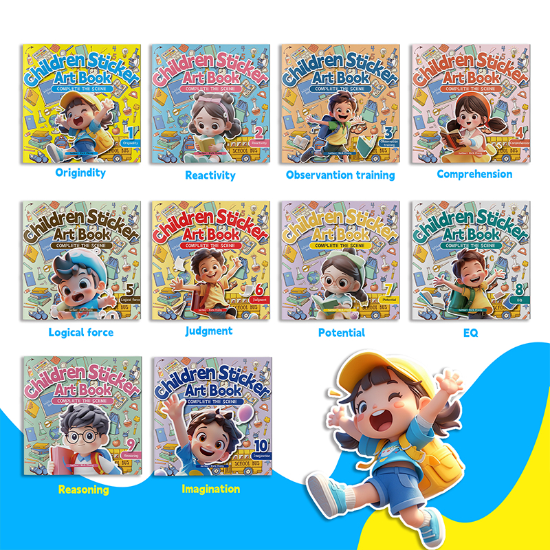 Kids Education Books - 【In-stock, Fast Delivery】Children Sticker Art Book