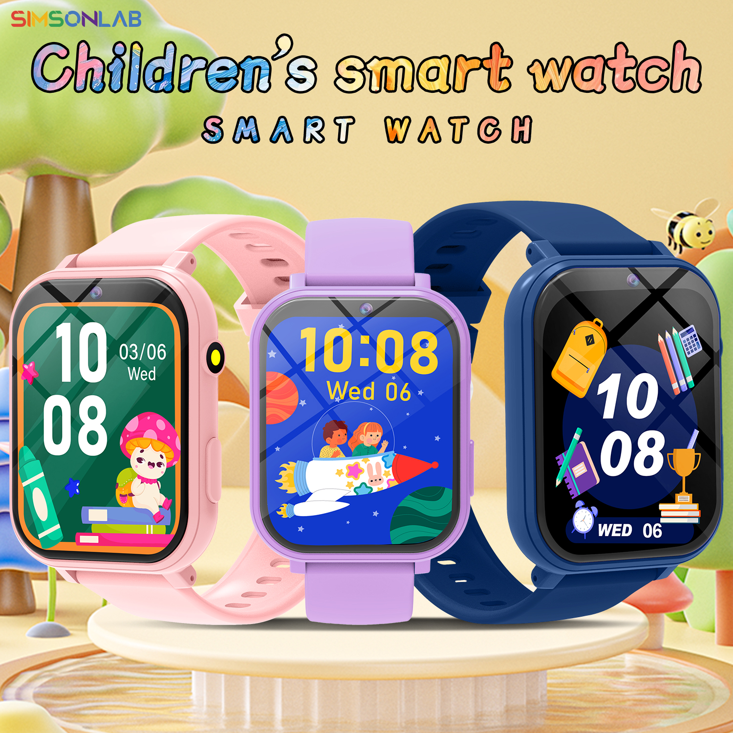 Kids Education Calculator - Kids Smart Watch with Camera for
