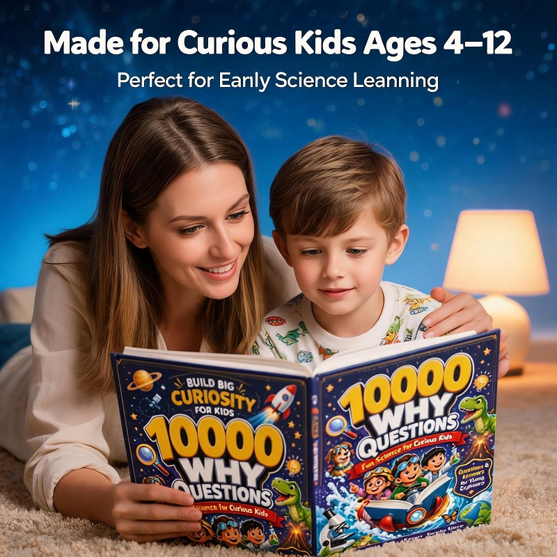 Kids Education Books - 10000 Why Kids Science Encyclopedia Book