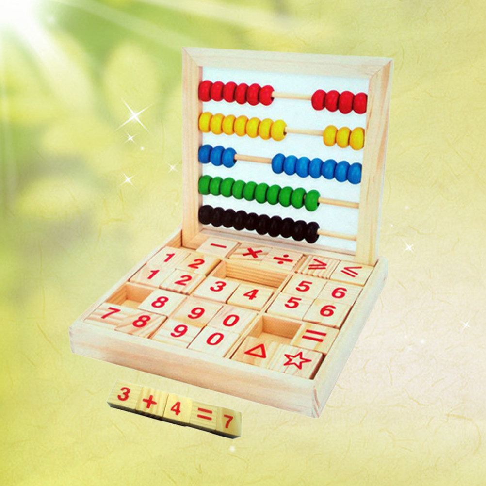 Kids Education Calculator - Wooden Early Childhood Education Cognitive Counting