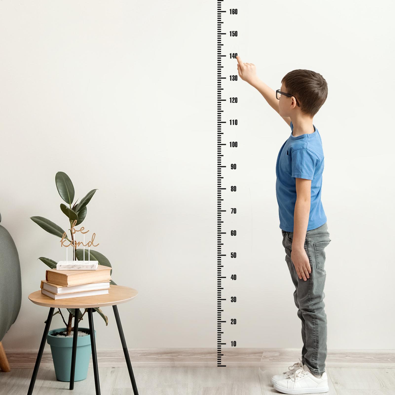 Kids Education Quotes - Height Chart Kids Wall Stickers Measurement