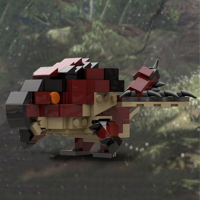 Kids Hunter Education - 214pcs MOC Rathalos Monster Hunter World