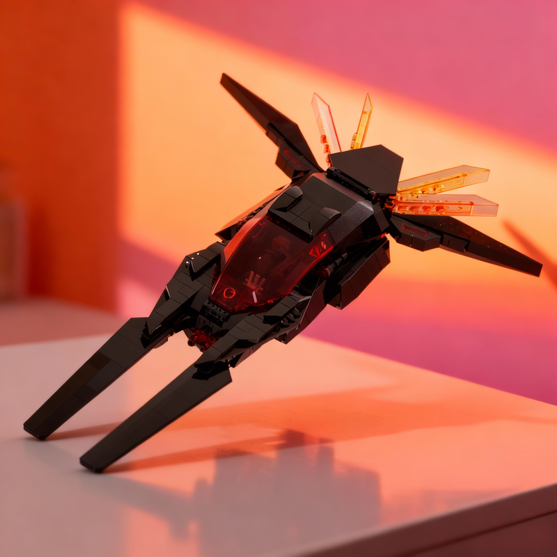 Kids Hunter Education - 344pcs MOC Space I Blacktron Bladestorm