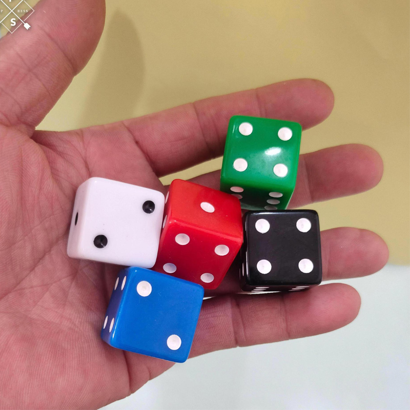 D6 Square Dice Cubes 25MM with - Kids Early Education recension och pris