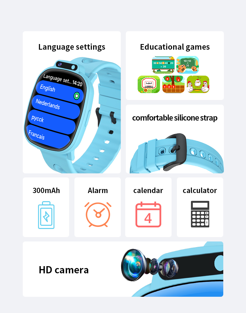 H10 New Kids Game Smartwatch W - Kids Education Calculator recension och pris