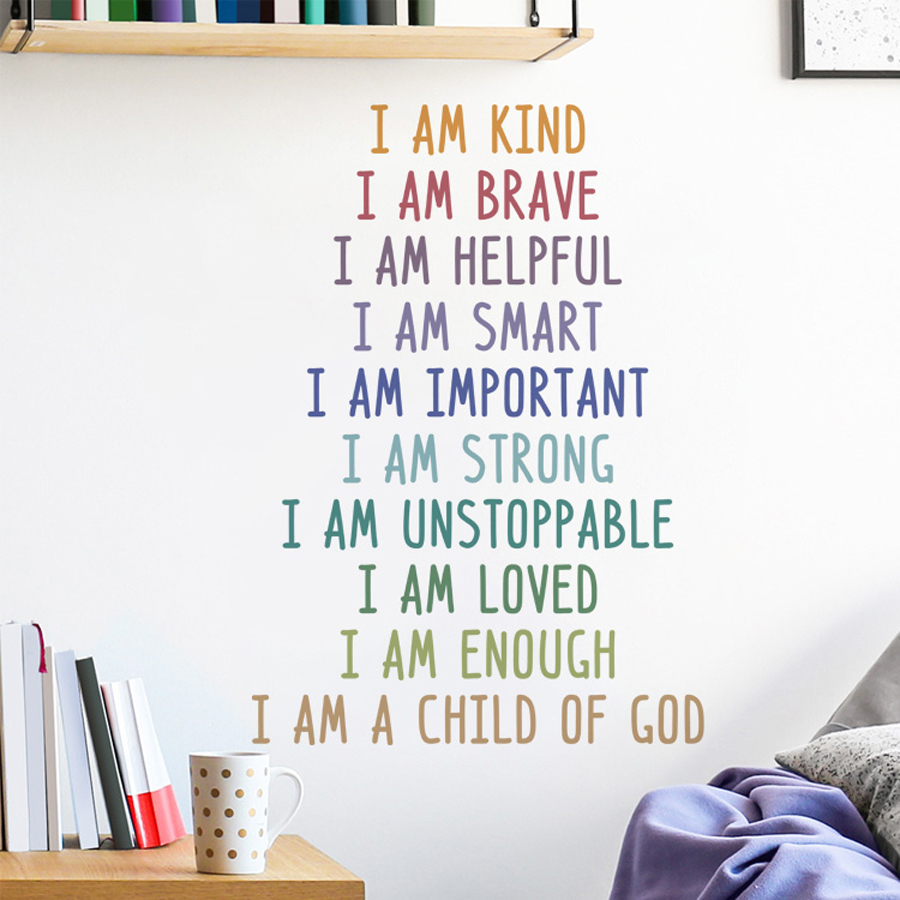 Positive Kid Classroom Wall Pi - Kids Education Motivation recension och pris