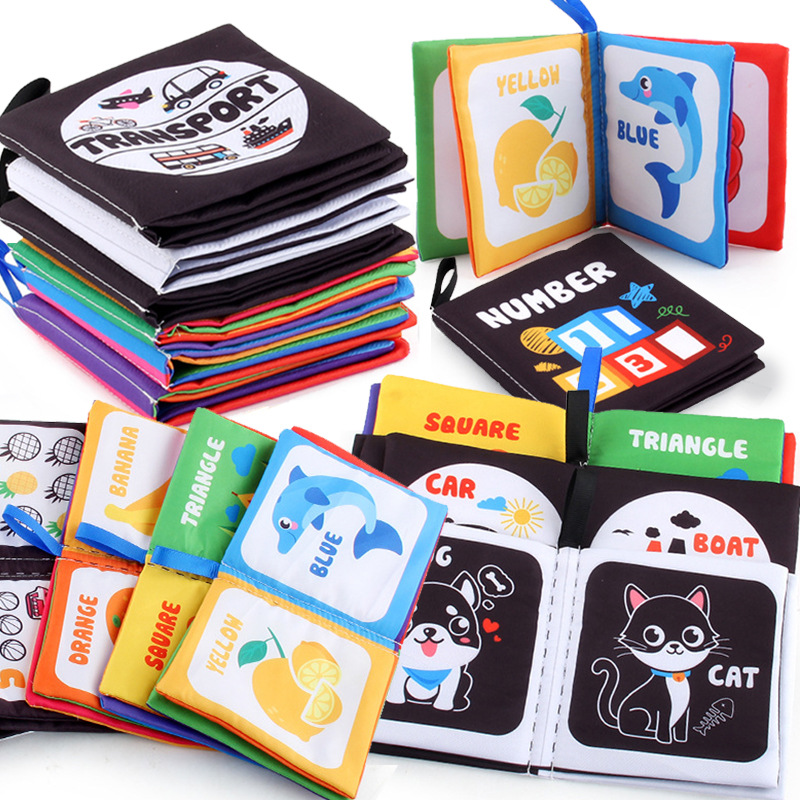 Baby Cloth Book for Newborns 0 - Kids Education Books recension och pris