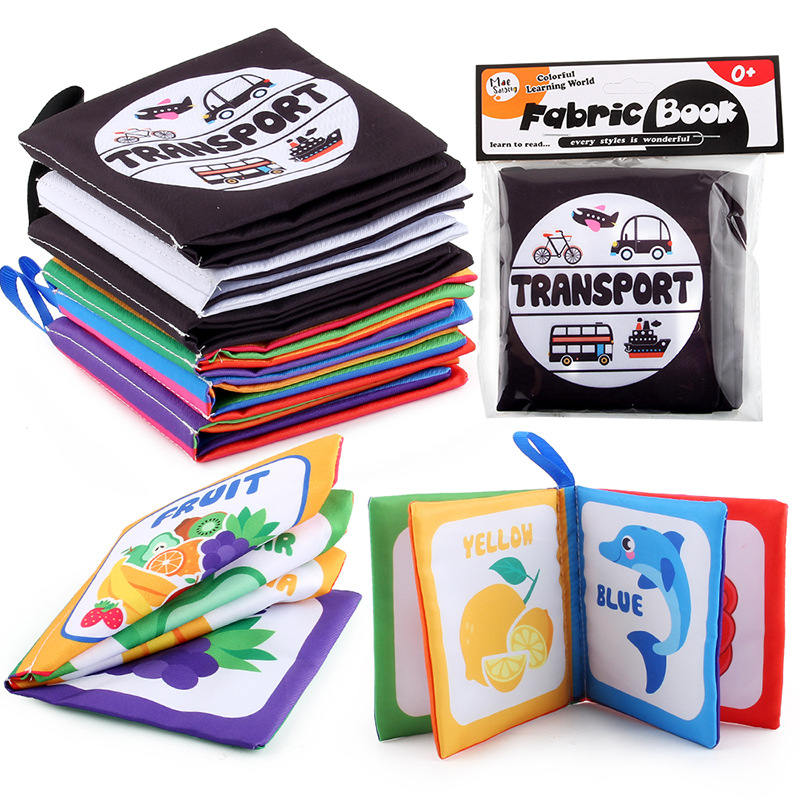 Baby Cloth Book for Newborns 0 - Kids Education Books recension och pris