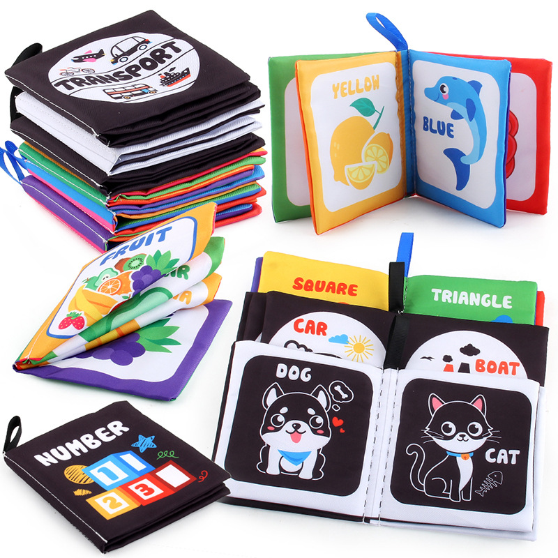 Baby Cloth Book for Newborns 0 - Kids Education Books recension och pris