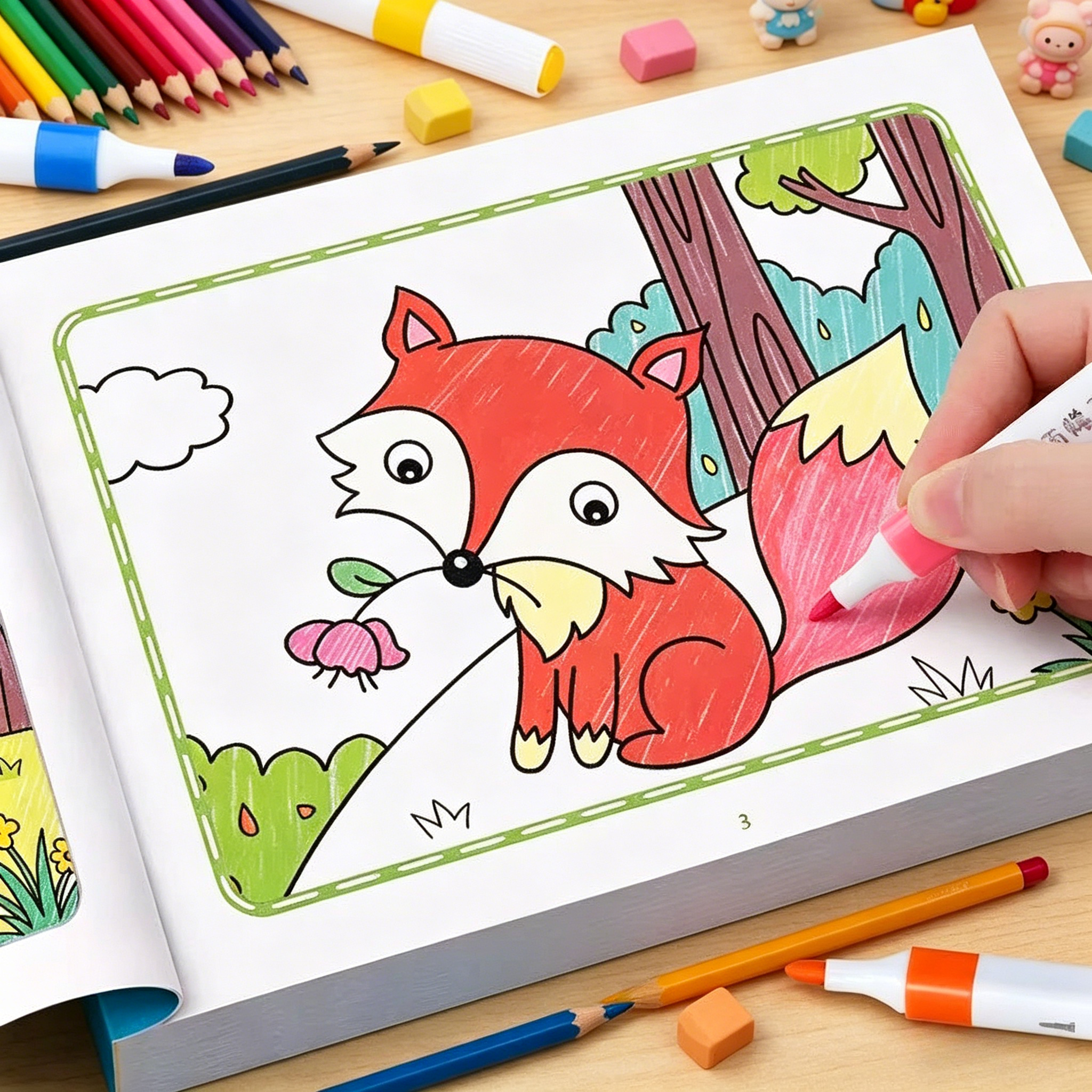 Children's Animal Coloring Boo - Kids Early Education recension och pris