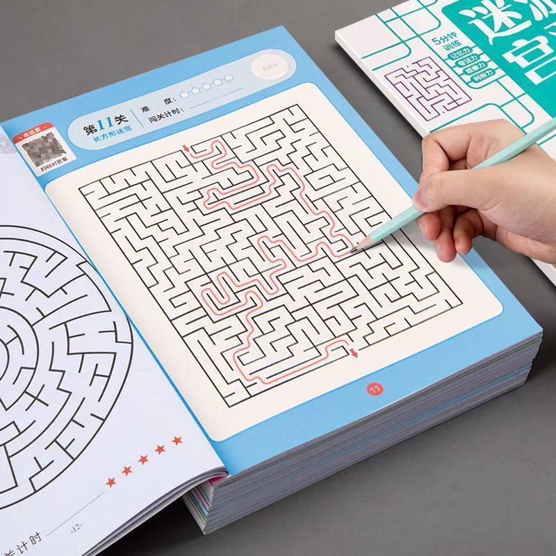 Children Maze Game Book Studen - Kids Education Books recension och pris