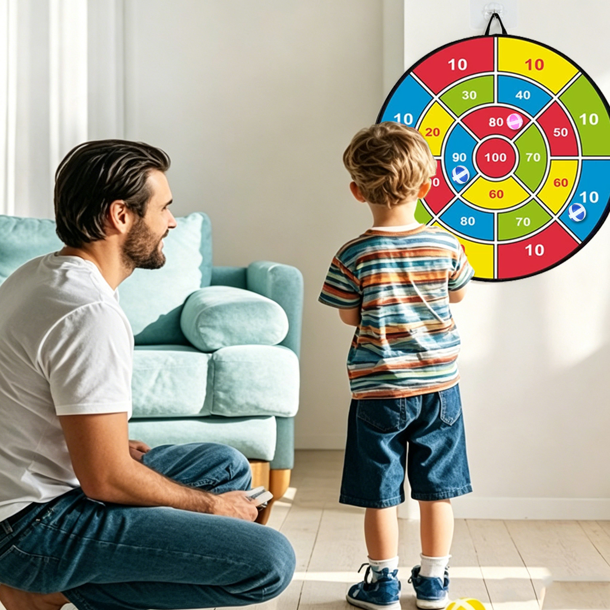36CM Kids Sticky Ball Dart Boa - Kids Education Related recension och pris
