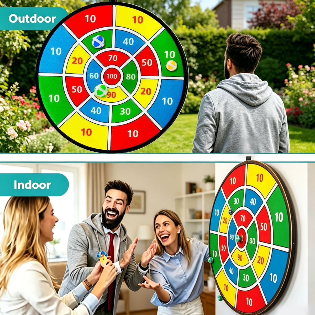 36CM Kids Sticky Ball Dart Boa - Kids Education Related recension och pris