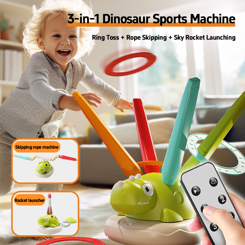 3 In 1 Dinosaur Outdoor Game T - Kids Education Related recension och pris