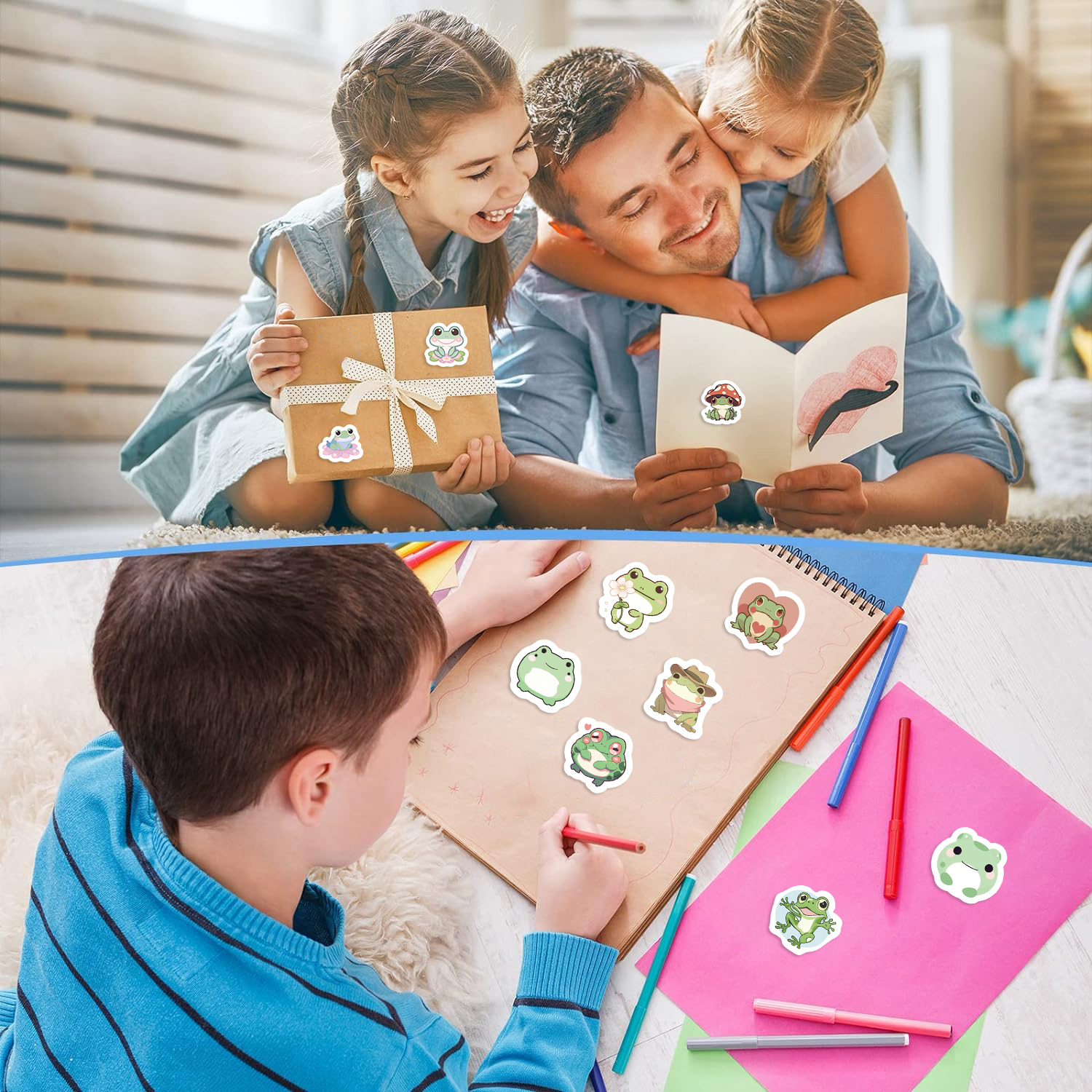 500Pcs/Roll Kawaii Decal Stude - Kids Education Motivation recension och pris