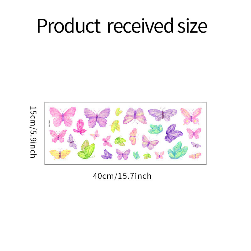 Romantic butterfly Wall Sticke - Kids Education Quotes recension och pris