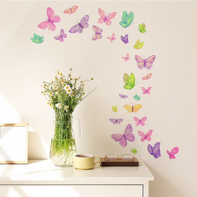 Romantic butterfly Wall Sticke - Kids Education Quotes recension och pris