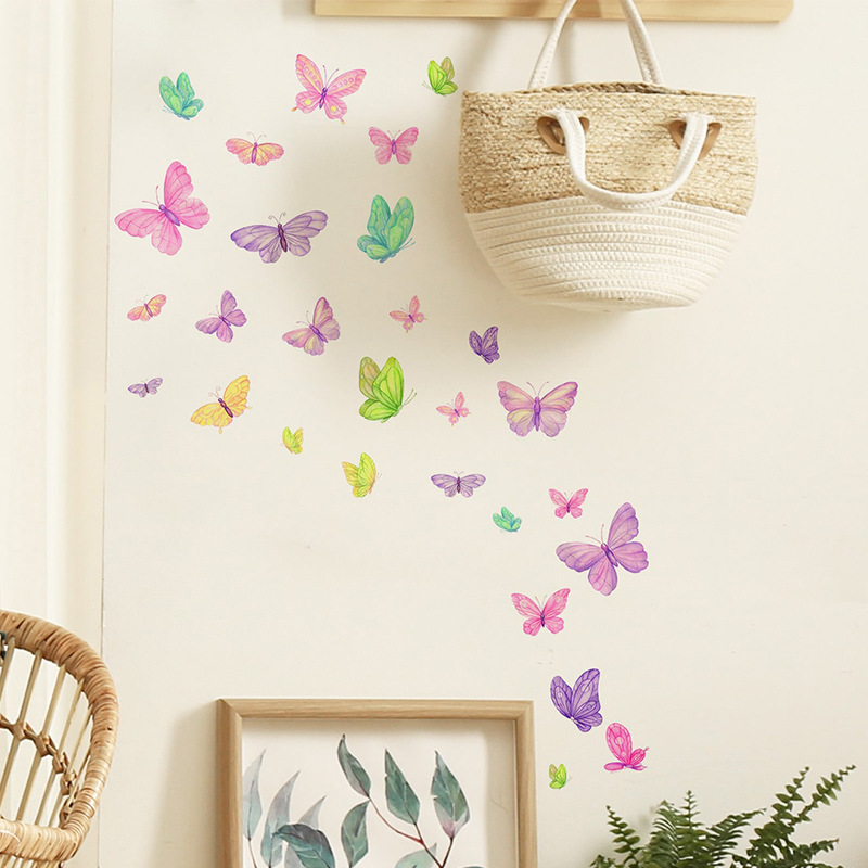 Romantic butterfly Wall Sticke - Kids Education Quotes recension och pris