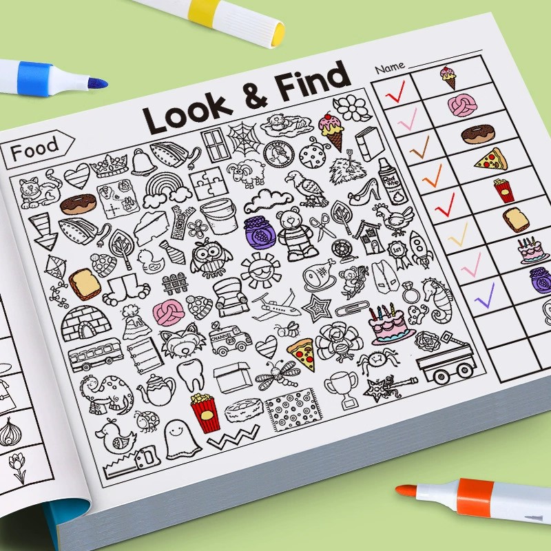 Look And Find Coloring Book fo - Kids Early Education recension och pris