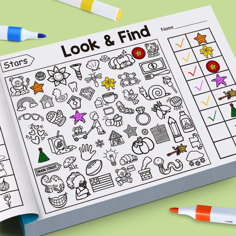 Look And Find Coloring Book fo - Kids Early Education recension och pris