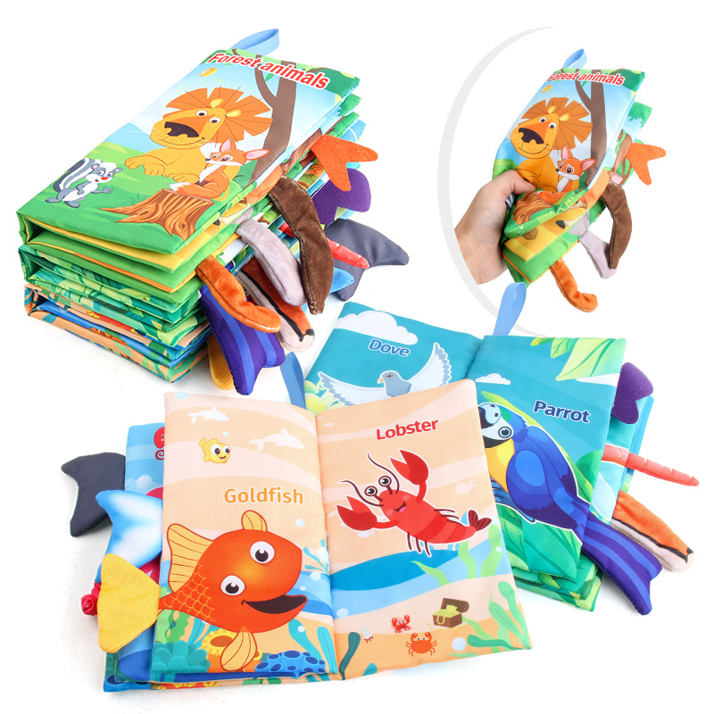 New Baby Cloth Books Visual an - Kids Education Books recension och pris