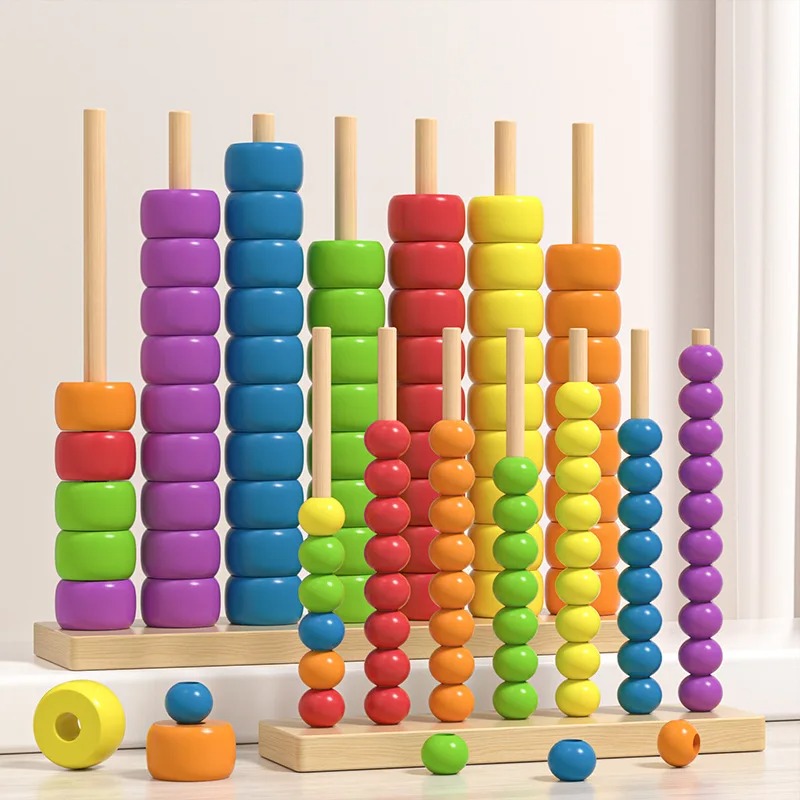 Wooden Abacus Montessori Educa - Kids Education Calculator recension och pris
