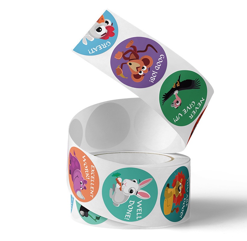 Cute Animal Learning Stickers  - Kids Education Motivation recension och pris