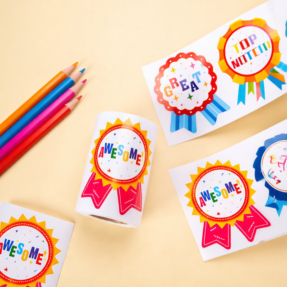 Student Reward Stickers Creati - Kids Education Motivation recension och pris