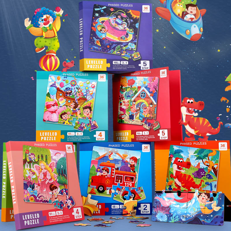 Kids Magnetic Wooden Puzzle Ca - Kids Education Books recension och pris
