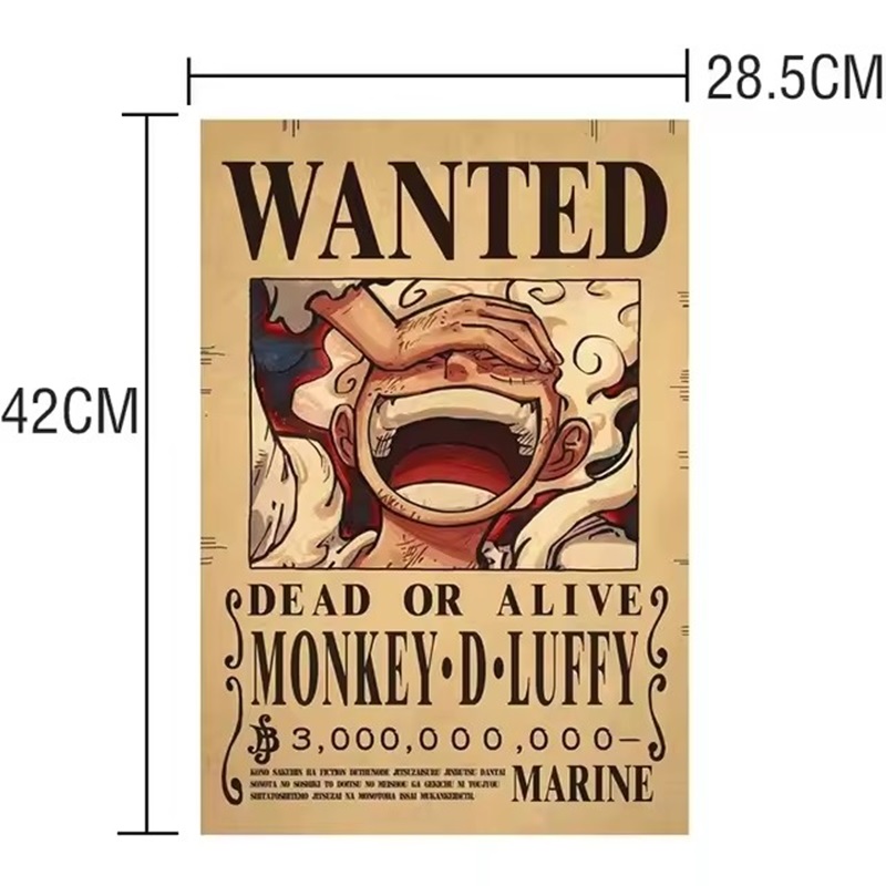 Anime One Piece Bounty Wanted  - Kids Education Quotes recension och pris