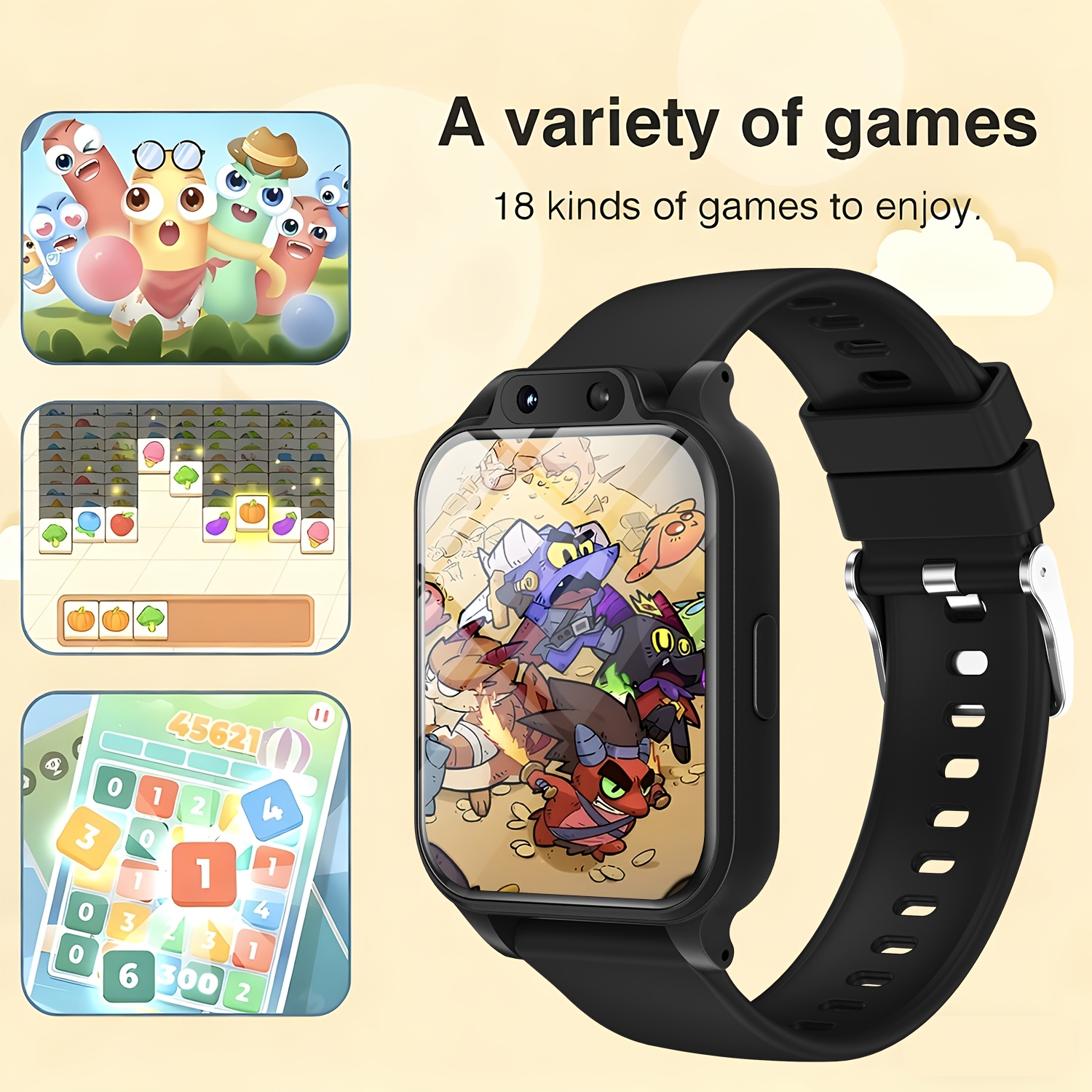 Youngsters's Smart Watch with  - Kids Education Calculator recension och pris