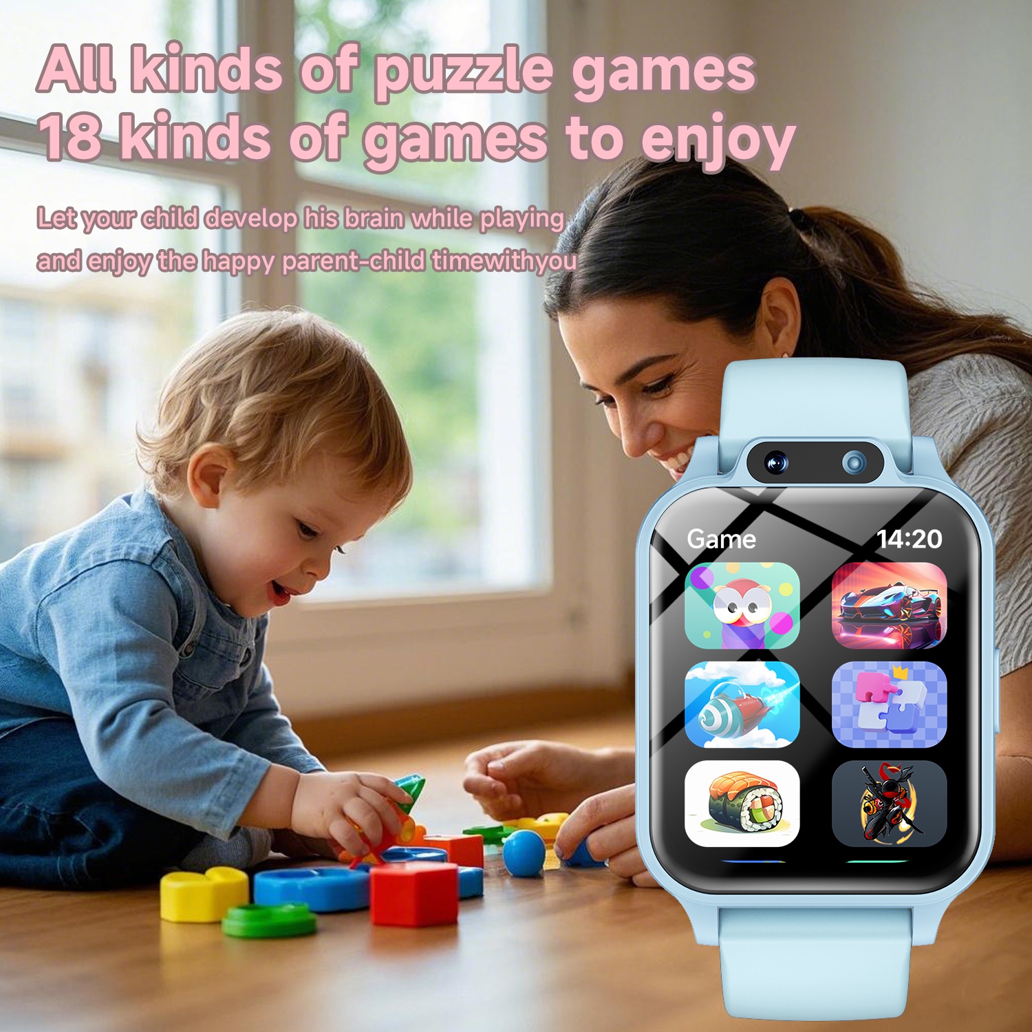 Youngsters's Smart Watch with  - Kids Education Calculator recension och pris
