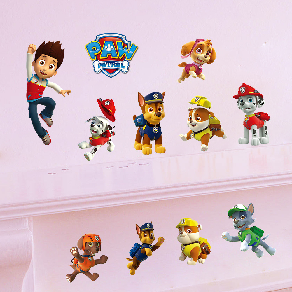 Cartoon Pawed Patrol Wall Stic - Kids Education Quotes recension och pris