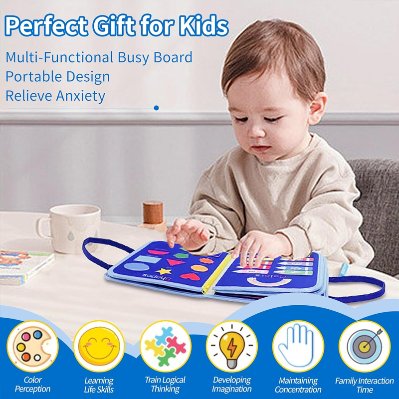 New Busy Board for Toddlers Se - Kids Education Calculator recension och pris