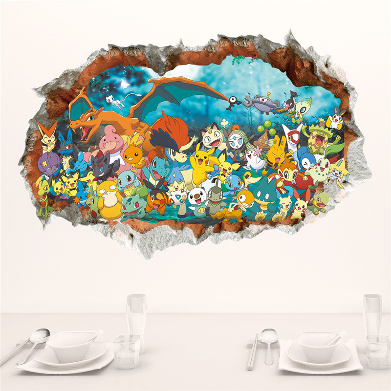 Cartoon Pokémon Pikachu Wall S - Kids Education Quotes recension och pris
