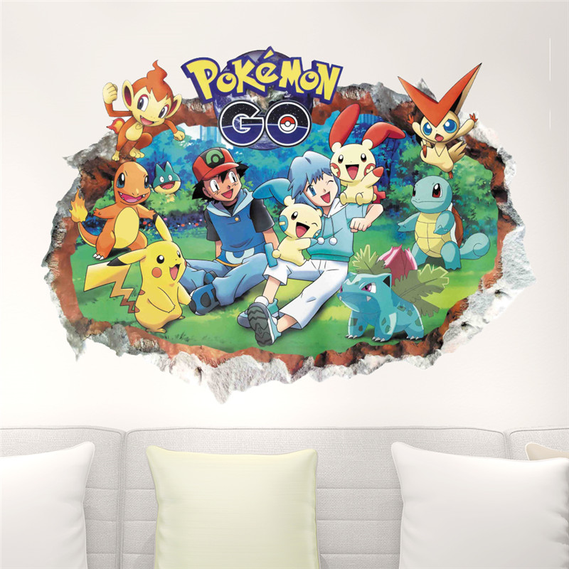 Cartoon Pokémon Pikachu Wall S - Kids Education Quotes recension och pris