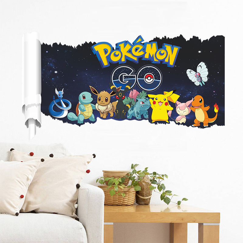 Cartoon Pokémon Pikachu Wall S - Kids Education Quotes recension och pris