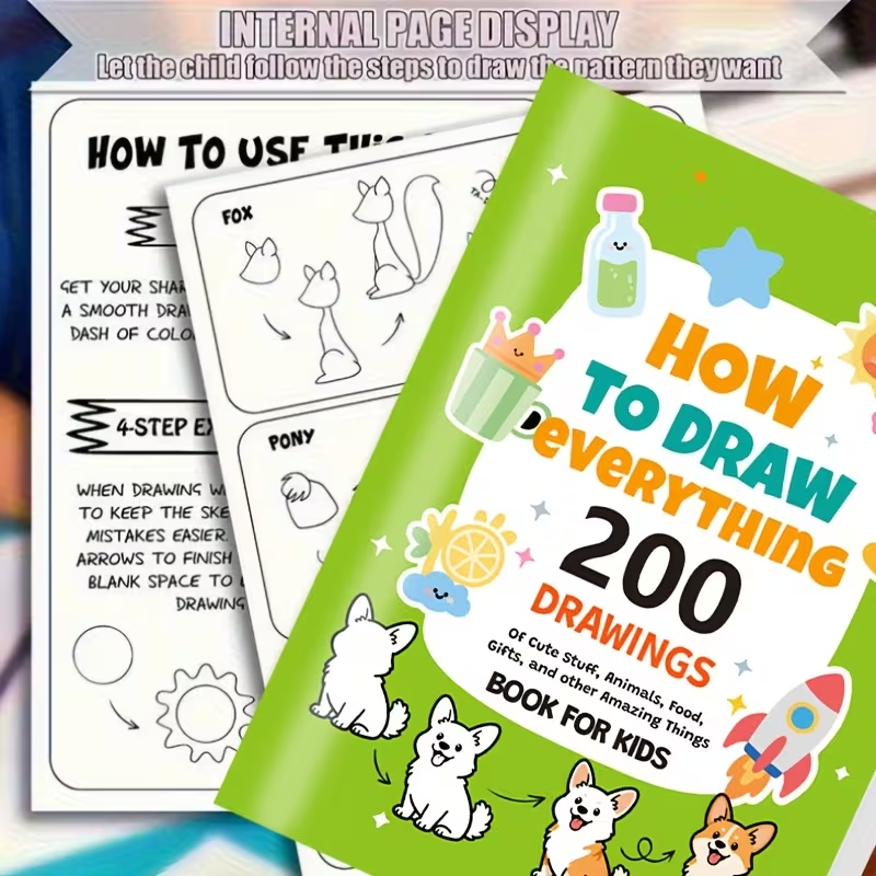 Drawing Book for Kids - 200+ S - Kids Education Books recension och pris