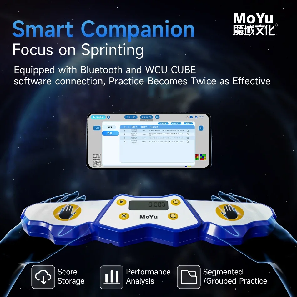 New MoYu Ai Timer Magic Cube P - Kids Education Related recension och pris