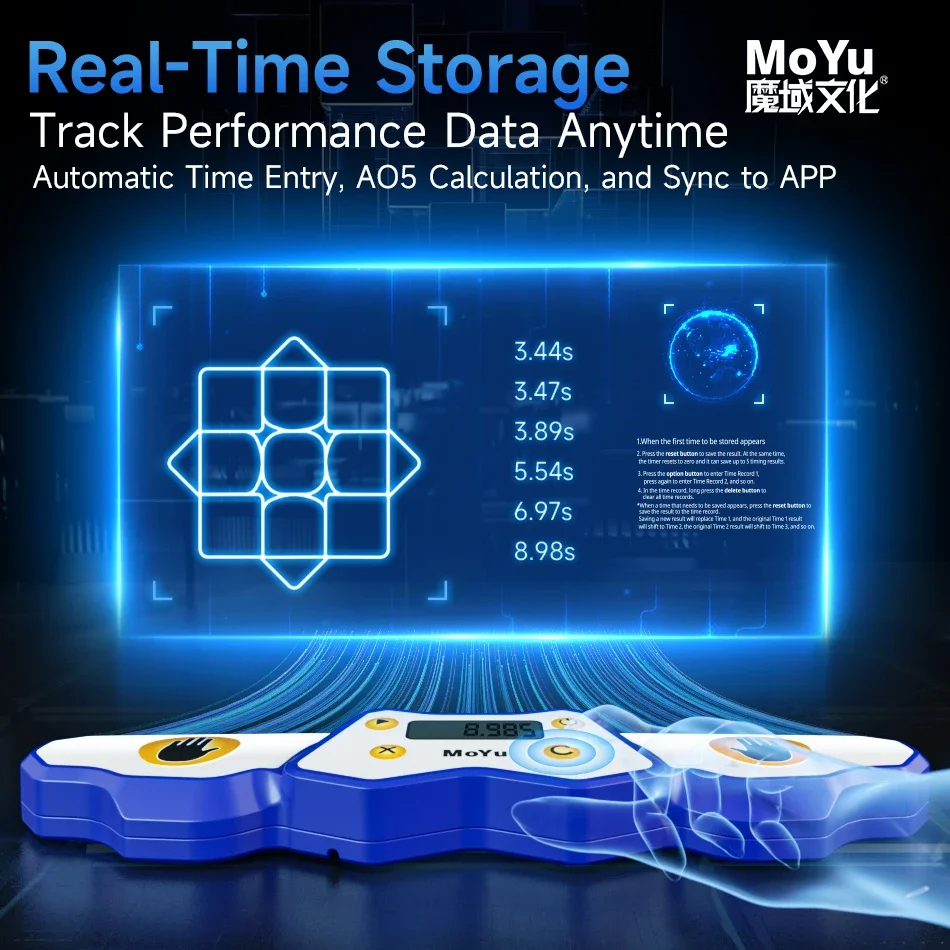 New MoYu Ai Timer Magic Cube P - Kids Education Related recension och pris