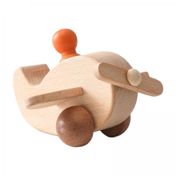 Wooden Airplane Toy Miniature  - Kids Early Education recension och pris