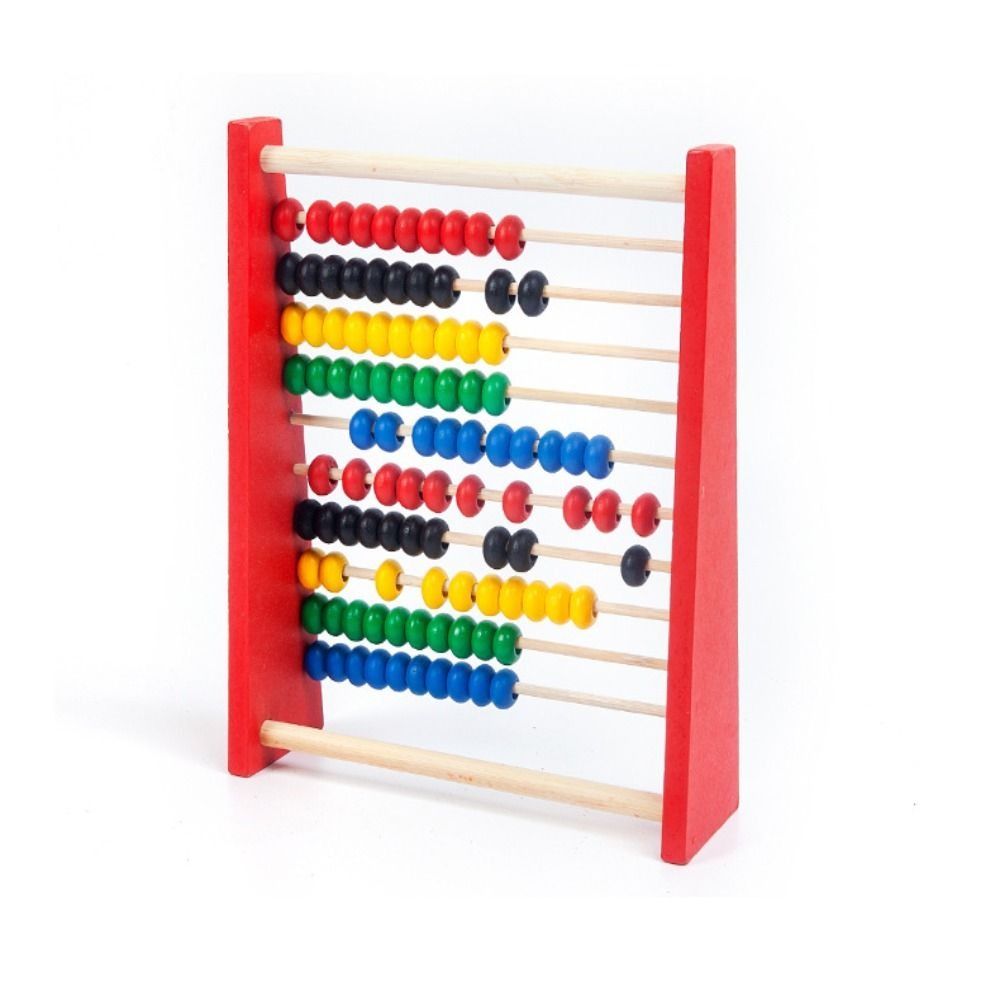Wooden Wooden Abacus Durable R - Kids Education Calculator recension och pris