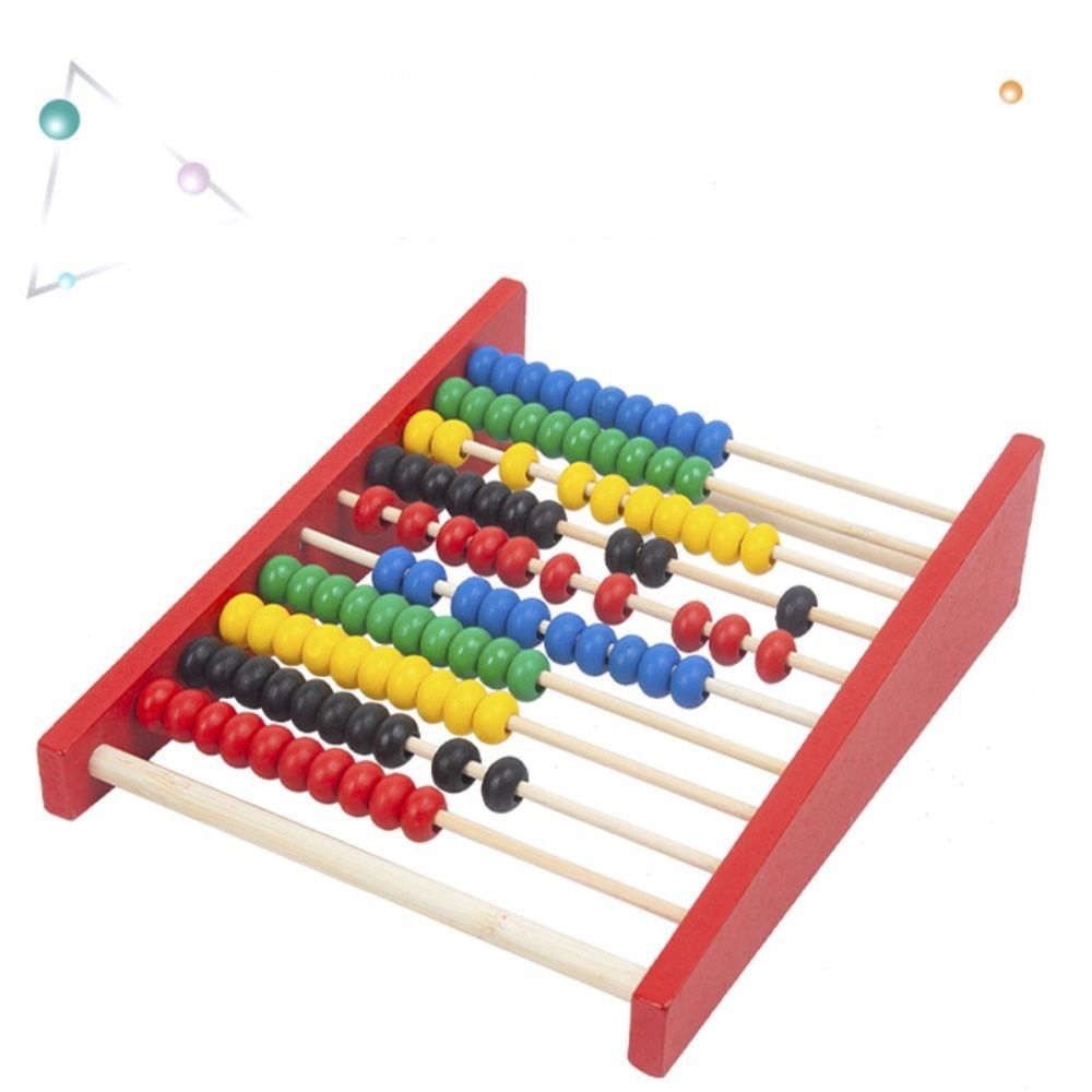 Wooden Wooden Abacus Durable R - Kids Education Calculator recension och pris