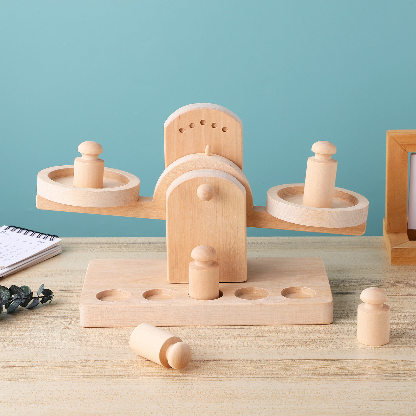 1Set Wooden Balance Scale Crea - Kids Education Calculator recension och pris